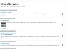 Tablet Screenshot of cinemathematics.blogspot.com