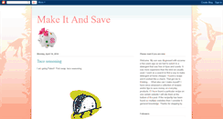 Desktop Screenshot of makeitandsave.blogspot.com