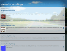 Tablet Screenshot of internetkyrkansblogg.blogspot.com