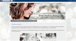 Desktop Screenshot of lennistrattonphotography-artistbio.blogspot.com