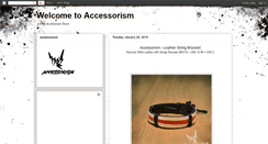 Desktop Screenshot of accessorism.blogspot.com