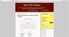 Desktop Screenshot of burnpitclaims.blogspot.com