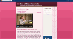 Desktop Screenshot of howtomakeadiapercake.blogspot.com