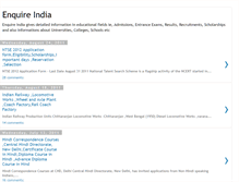 Tablet Screenshot of enquireindia.blogspot.com