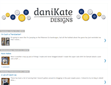 Tablet Screenshot of danikate-designs.blogspot.com