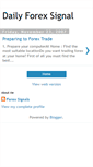 Mobile Screenshot of daily-forex-signal-1.blogspot.com
