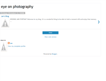 Tablet Screenshot of eyeonphotographyjan.blogspot.com