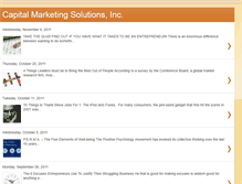 Tablet Screenshot of capitalmarketingsolutions.blogspot.com