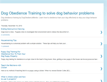 Tablet Screenshot of dogobediencementor.blogspot.com