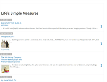 Tablet Screenshot of lifessimplemeasures.blogspot.com
