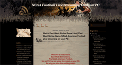 Desktop Screenshot of ncaafootballtv.blogspot.com