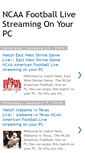 Mobile Screenshot of ncaafootballtv.blogspot.com