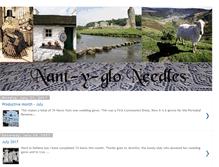 Tablet Screenshot of nant-y-gloneedles.blogspot.com