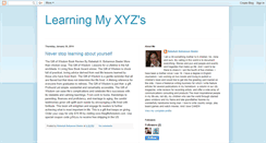 Desktop Screenshot of learningmyxyzs.blogspot.com