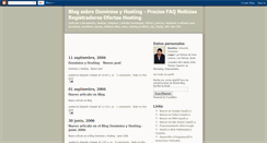 Desktop Screenshot of dominiosyhosting.blogspot.com