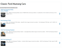 Tablet Screenshot of classic-ford-mustang-cars.blogspot.com