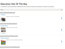 Tablet Screenshot of educationsiteoftheday.blogspot.com
