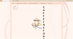 Desktop Screenshot of caffeinefor2-english.blogspot.com