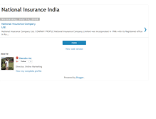 Tablet Screenshot of nationalinsuranceindia.blogspot.com