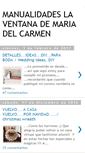 Mobile Screenshot of manualidadesmariadelcarmen.blogspot.com