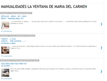 Tablet Screenshot of manualidadesmariadelcarmen.blogspot.com