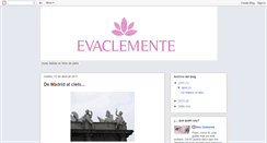 Desktop Screenshot of eva-clemente.blogspot.com