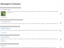 Tablet Screenshot of mensajerocristiano.blogspot.com
