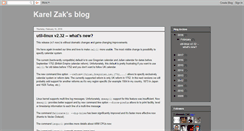 Desktop Screenshot of karelzak.blogspot.com