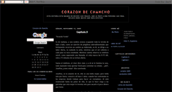 Desktop Screenshot of corazondechancho.blogspot.com