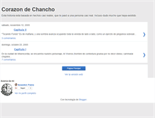 Tablet Screenshot of corazondechancho.blogspot.com