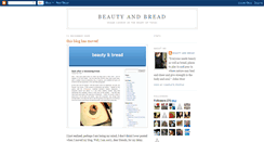 Desktop Screenshot of beautyandbread.blogspot.com