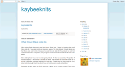 Desktop Screenshot of kaybeeknits.blogspot.com