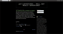 Desktop Screenshot of jaysquasi-adventures.blogspot.com