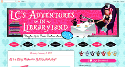 Desktop Screenshot of lcsadventuresinlibraryland.blogspot.com