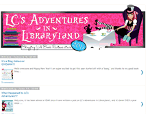 Tablet Screenshot of lcsadventuresinlibraryland.blogspot.com