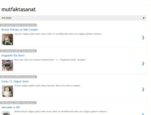 Tablet Screenshot of mutfaktasanat.blogspot.com