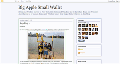 Desktop Screenshot of bigapplesmallwallet.blogspot.com