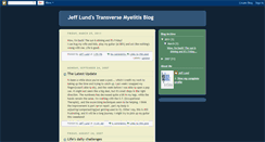 Desktop Screenshot of jefflundstransversemyelitisblog.blogspot.com