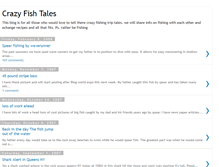 Tablet Screenshot of crazyfishtales.blogspot.com