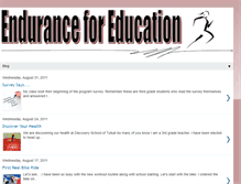 Tablet Screenshot of enduranceforeducation.blogspot.com