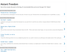 Tablet Screenshot of mutantfreedom.blogspot.com