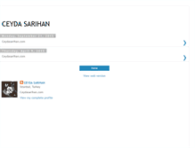 Tablet Screenshot of ceydasarihan.blogspot.com