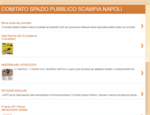 Tablet Screenshot of comitatospaziopubblico.blogspot.com