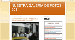 Desktop Screenshot of nuestragaleriadefotos2011.blogspot.com