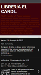 Mobile Screenshot of libreriaelcandil.blogspot.com