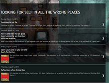 Tablet Screenshot of lookingforselfinallthewrongplaces.blogspot.com