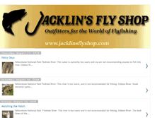 Tablet Screenshot of jacklinsflyshop.blogspot.com