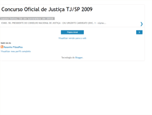 Tablet Screenshot of concursooficialdejusticatjsp.blogspot.com