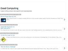 Tablet Screenshot of goodcomputing.blogspot.com