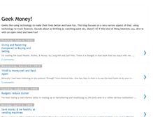 Tablet Screenshot of geekmoney.blogspot.com